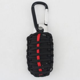 EDC.1991 Outdoor Survival Kit Fishing Kit (Option: Black Red Core)